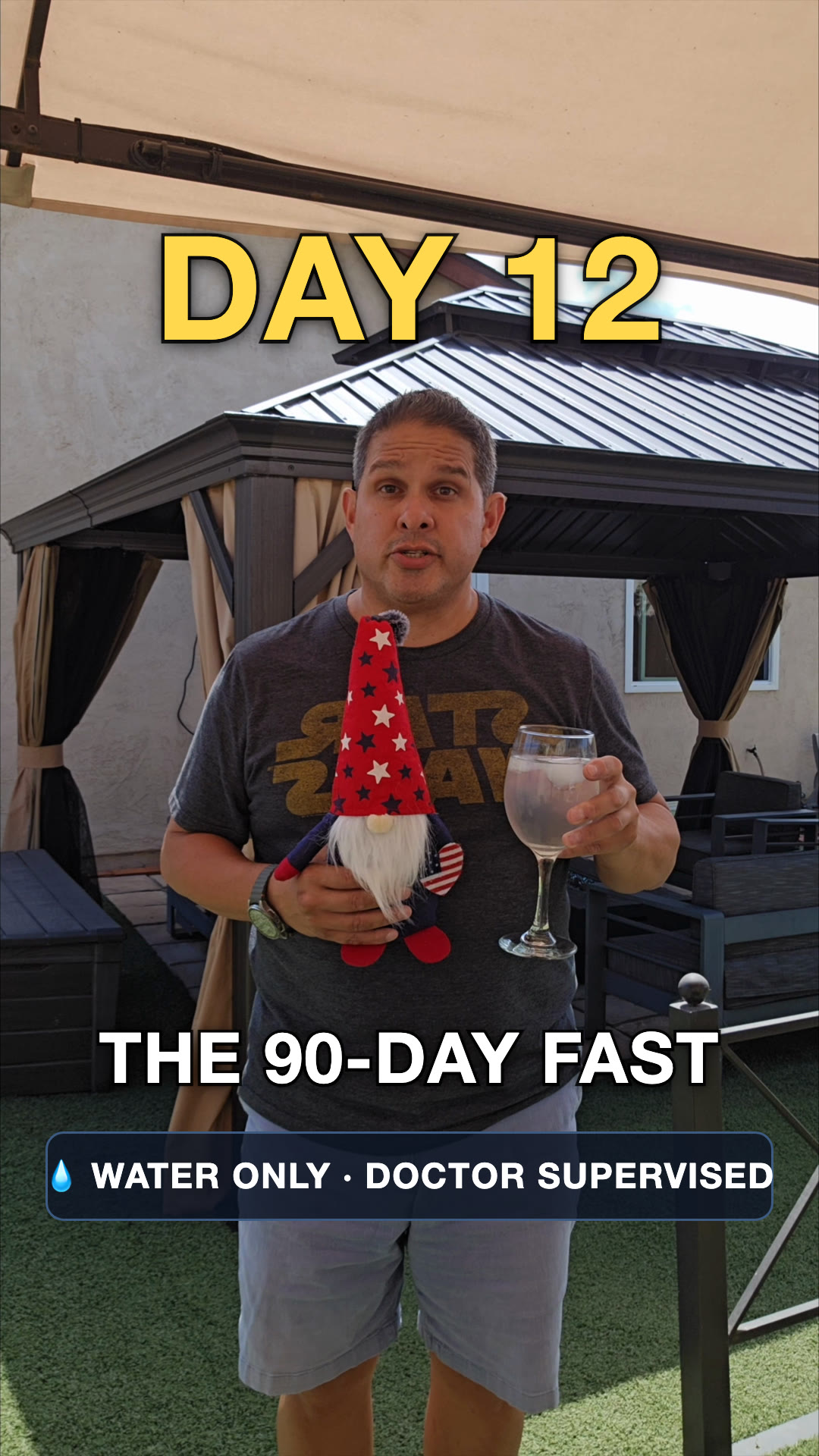 John on day 12 of the water fast