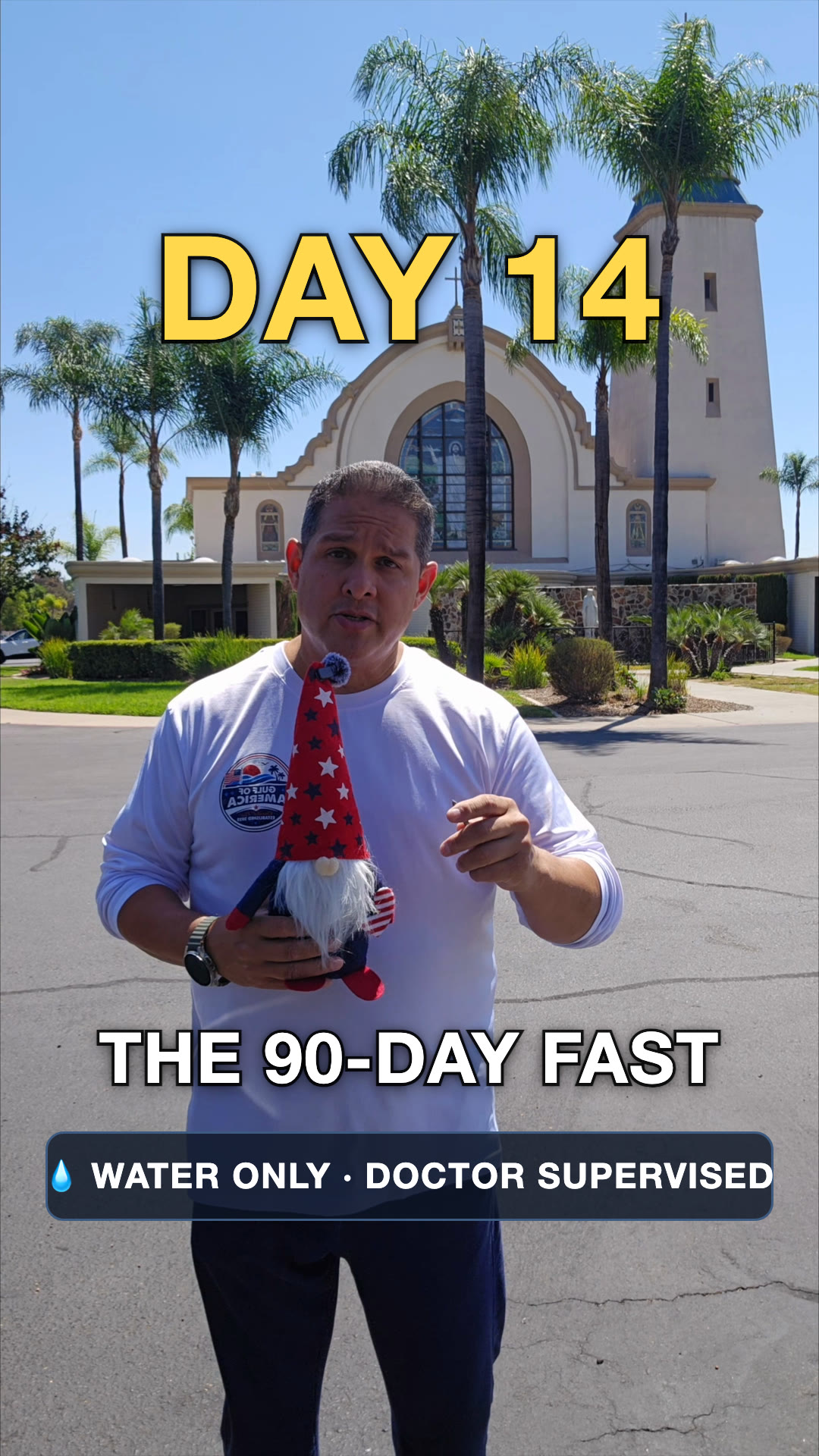 John on day 14 of the water fast
