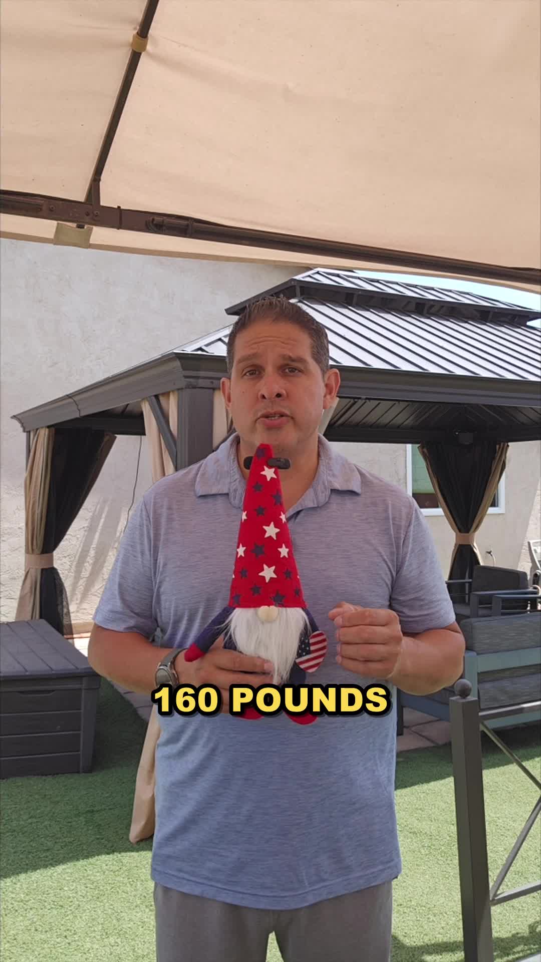 John on day 20 of the 90 day water fast revealing his 160 pound goal