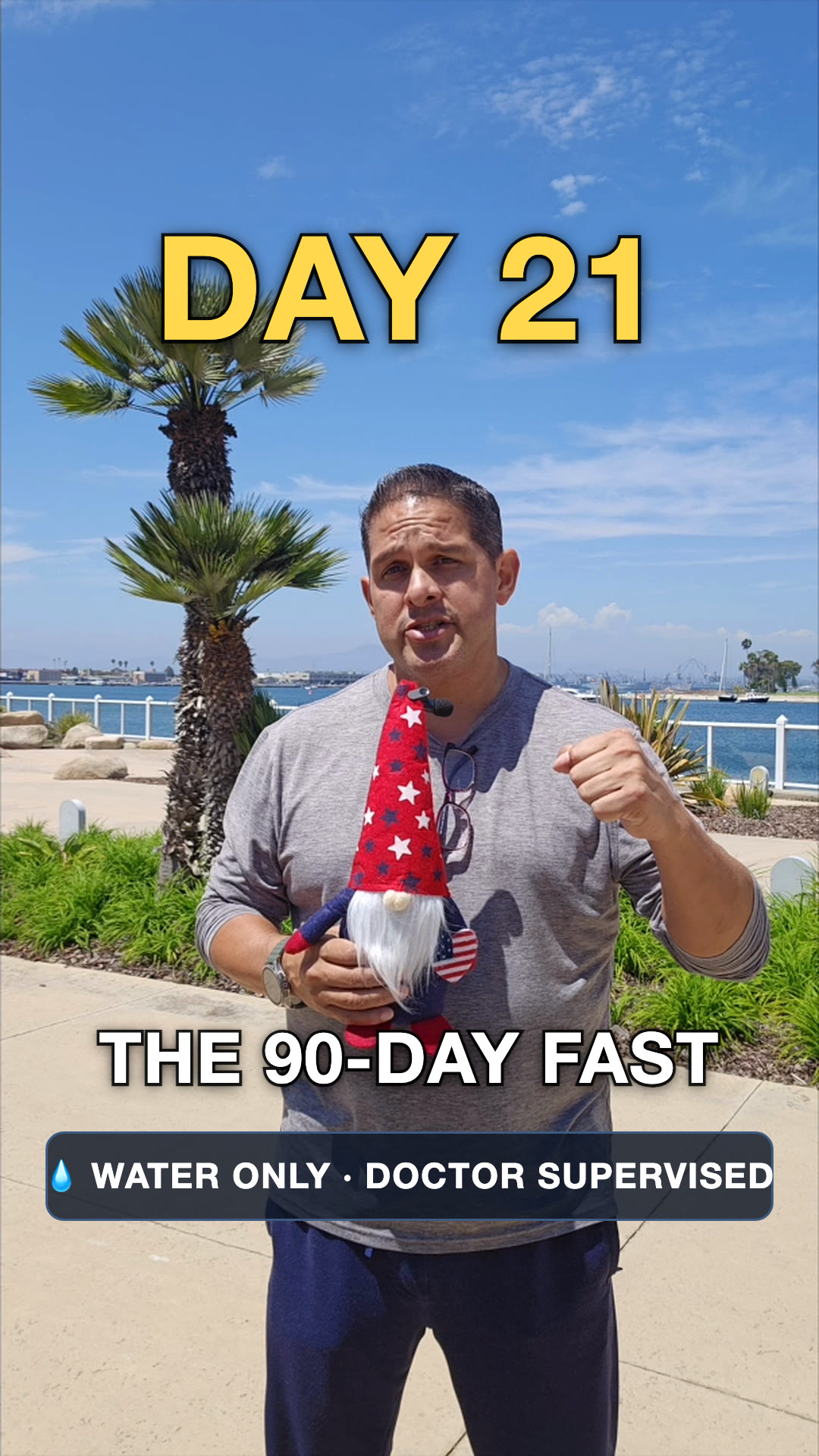 John on day 21 of the water fast