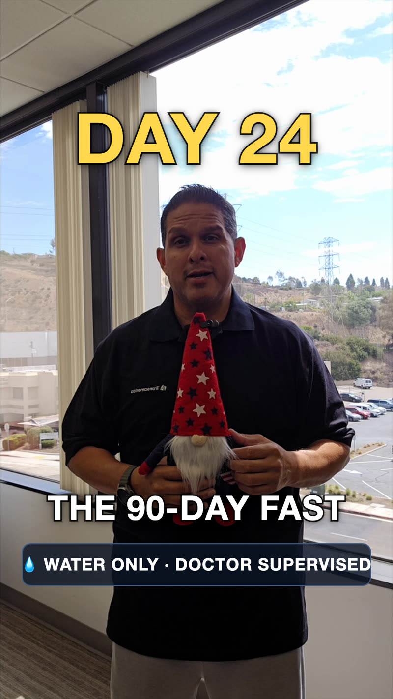 John on day 24 of the water fast