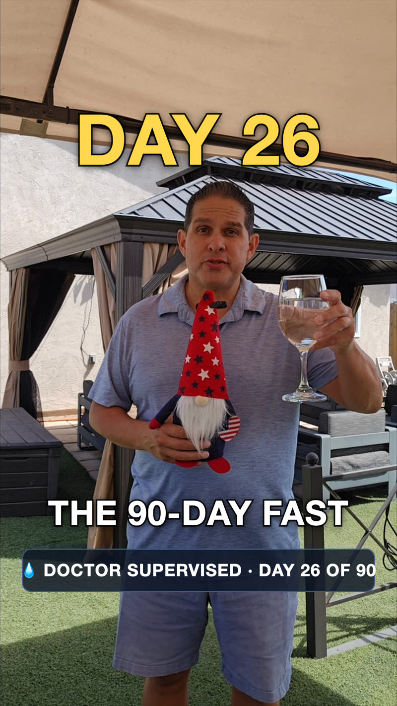John on day 26 of the water fast