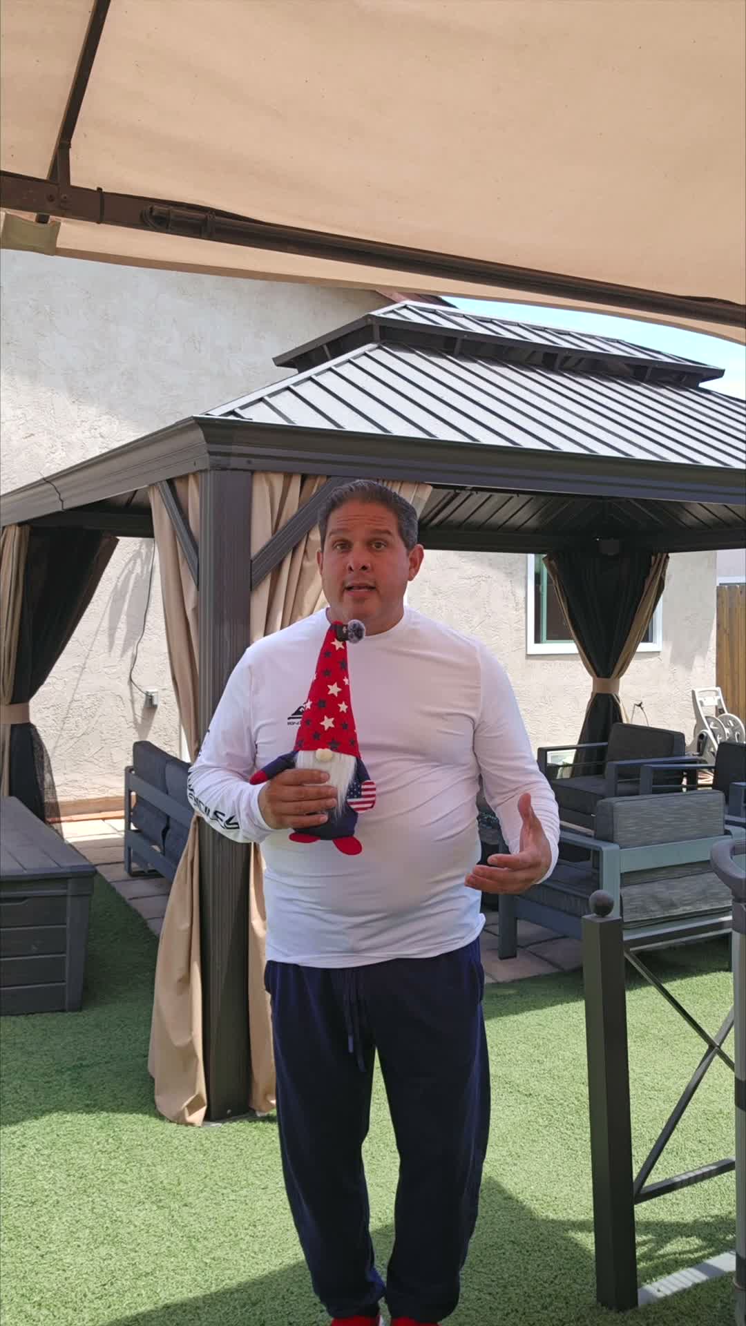 John on day 6 of the 90 day water fast, talking to the camera